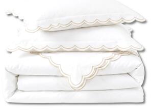 Posteljina Sierra Scallops set s navlakom - 240x220/2x60x80 cm
