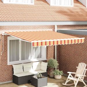 Skrovita tenda Žuta i narančasta 300 x 250 cm - Žuta / 300 x 250 cm