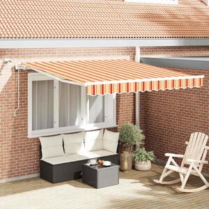 Skrovita tenda Žuta i narančasta 300 x 250 cm Poliester i metal - Žuta / 300 x 250 cm