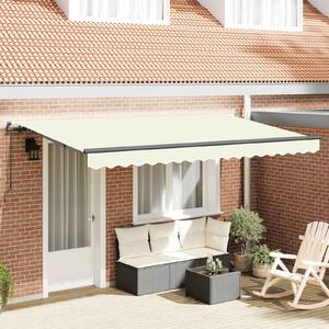 Skrovita tenda Krema 350 x 200 cm tkanina - Krem / 350 x 200 cm