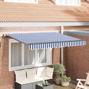 Skrovita tenda Plava 250 x 200 cm tkanina - Plava / 250 x 200 cm
