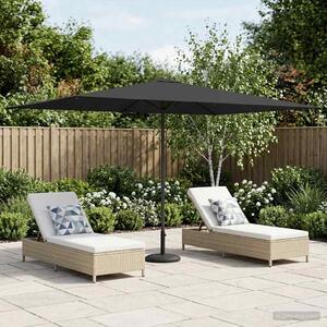 Vrtni suncobran 200 x 300 cm Poliester Pravokutni Antracit - Antracit / 200 x 300 cm