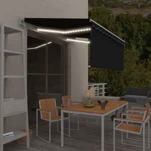 Automatska tenda s roletom i senzorom LED 3 x 2,5 m antracit - Antracitno siva / 3 x 2.5 m