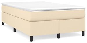 Krevet box spring s madracem krem 120 x 190 cm od tkanine - Krema / 120 x 190 cm