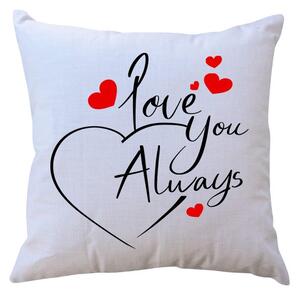 JAKS Jastuk 40 x 40 cm Uzorak: Love you always
