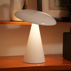 Beacon Lighting LED stolna lampa na punjivu bateriju Beacon, Kinoko, bijela, 27 cm, CCT, prigušiva, Bijela, Dnevni boravak/blagovaonica, Plastika