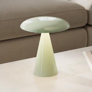 Beacon Lighting LED stolna lampa na punjivu bateriju Beacon, Kinoko, zelena, 27 cm, CCT, prigušiva, Zelena, Dnevni boravak/blagovaonica, Plastika