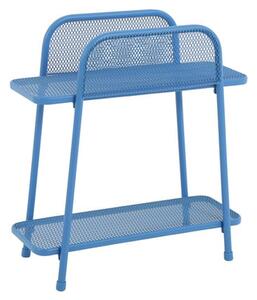 Plavi metalni stolić za balkon Garden Pleasure MWH, visina 70 cm