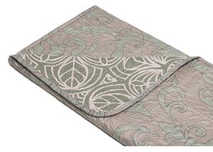 Bež obostrani prekrivač od mikrovlakna za bračni krevet AmeliaHome Decor, 220 x 240 cm