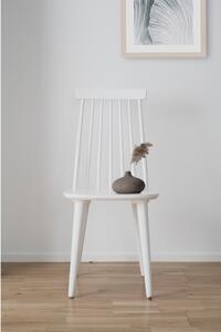 Bijela blagovaonska stolica od drveta kaučukovca, Rowico Lotta