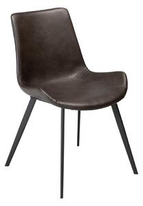 Siva trpezarijska stolica od imitacije kože DAN-FORM Denmark Hype