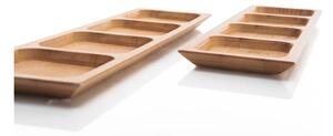 Set s dvije zdjele za posluživanje od bambusa Bambum Almeria, dužina 24 cm