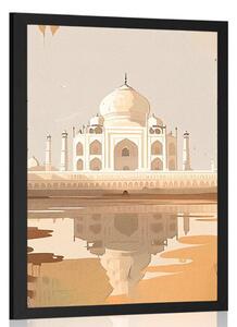 Plakat indijski Taj Mahal