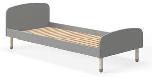Sivi krevetić Flexa Dots, 90 x 200 cm