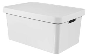 Bijela kutija za odlaganje s poklopcem Curver Infinity, 45 l