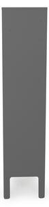Siva polica za knjige Tenzo Uno, visina 176 cm