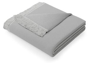 Svijetlo siva deka s dodatkom pamuka AmeliaHome Franse, 150 x 200 cm