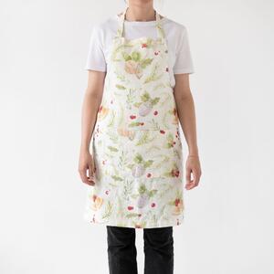 Božićna lanena pregača Linen Tales Daily Apron Merry, 80 x 55 cm