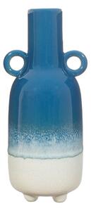 Plava vaza Sass & Belle Bohemian Home Mojave, visina 23 cm