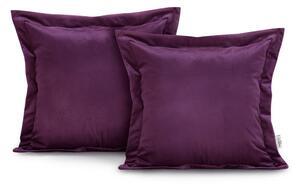 Set od 2 tamno ljubičaste AmeliaHome Side navlake za jastuke, 45 x 45 cm