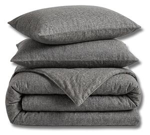 Flanel posteljina Bambol set s navlakom za poplun - Tamno siva , 240x220/2x60x80 cm
