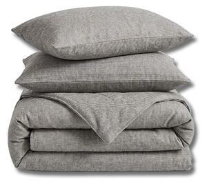 Flanel posteljina Bambol set s navlakom za poplun - Siva , 200x200/2x60x80 cm