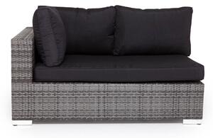 Vrtna sofa Comfort Garden 137664x140x90cm, Siva, PVC pletivo