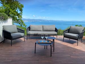 Luksuzni vrtni sofa set vrhunske kvalitete od 6 elemenata - Tunis Premium vrtni namještaj