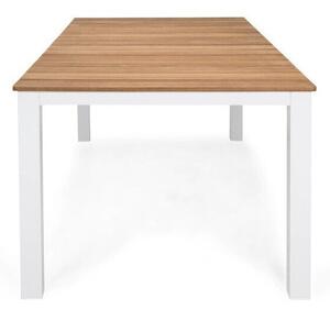 Vrtni stol deNoord 13075x100cm, Bijela, Smeđa, PVC pletivo