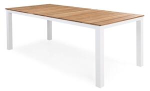 Vrtni stol deNoord 13075x100cm, Bijela, Smeđa, PVC pletivo