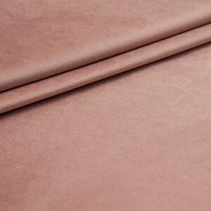 Stolica POSH puderaste roze boje (tkanina Bluvel 52) - moderna, tapecirana, baršunasta, za dnevni boravak, blagovaonicu