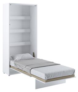 Zidni krevet Concept Pro Lenart AH103Jednostruki, Bijela, 90x200, Laminirani iveral, Basi a doghePodnice za krevet, 101x228x217cm