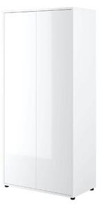Ormar Concept Pro Lenart AH156Bijela, Sjajno bijela, 218x101x55cm, Porte guardarobaVrata ormari: Klasična vrata