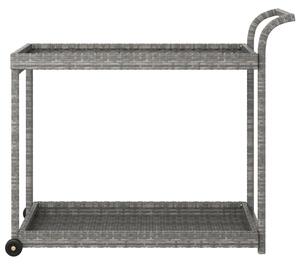 Barska kolica siva 100 x 45 x 83 cm od poliratana