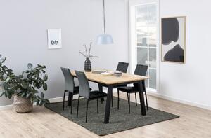 Stolica FLOP tamnosiva (velur) - suvremene za dnevni boravak / blagovaonicu/ kuhinju / ured