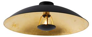 Vintage stropna svjetiljka crna sa zlatom 60 cm - Emilienne Novo