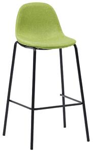 VidaXL Barske stolice od tkanine 4 kom zelene