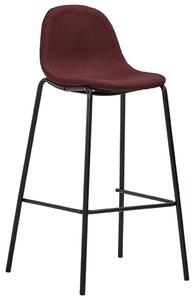VidaXL Barske stolice od tkanine 4 kom boja vina