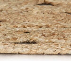 VidaXL Ručno rađeni pleteni tepih od jute 210 cm