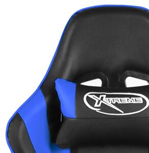 Okretna igraća stolica plava PVC