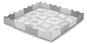 MoMi ZAWI - Puzzla podloga za igru 150x150cm, siva