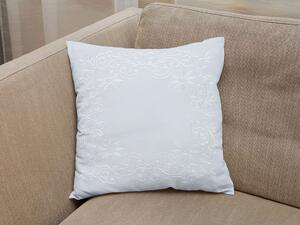 Ukrasna navlaka za jastuk LITTLE GARDEN 40x40 cm, bijela