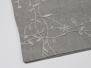 Ukrasna navlaka za jastuk PETAL FRAME 40x40 cm, siva