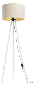 Podna lampa STANDART 1xE27/60W/230V krem/bijela