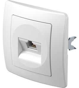 UTIČNICA TEL KS RJ11 6/4 PW EKONOMIK KE36PW-B