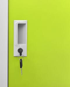 Ormarić s ključem svjetlosivi-zeleni 90 x 45 x 92,5 cm čelični