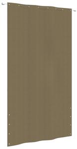 VidaXL Balkonski zastor smeđe-sivi 160 x 240 cm od tkanine Oxford
