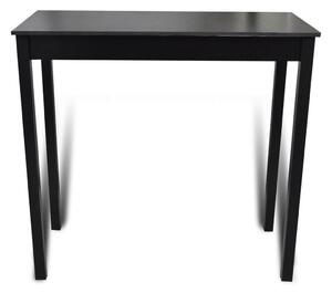 Barski stol MDF crni 115 x 55 x 107 cm