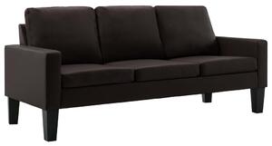 VidaXL 2-dijelni set sofa od umjetne kože smeđi