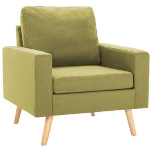 VidaXL Fotelja od tkanine zelena